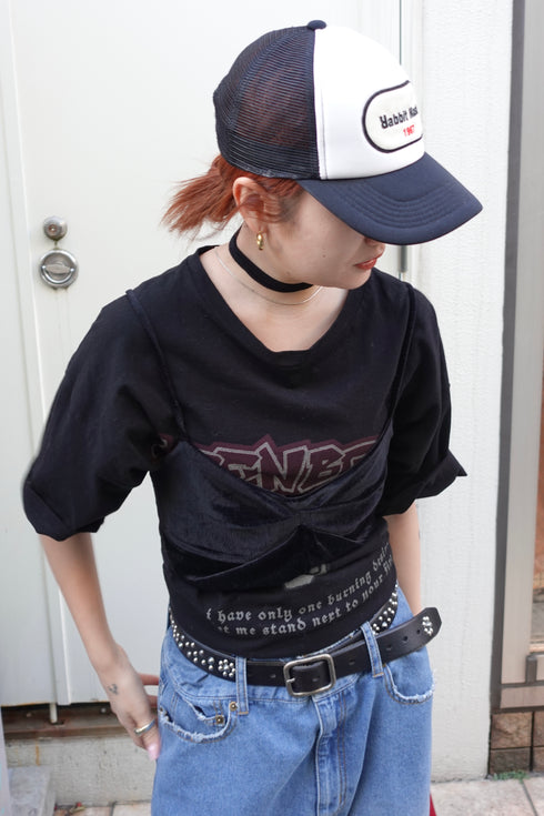 ベロアビスチェ